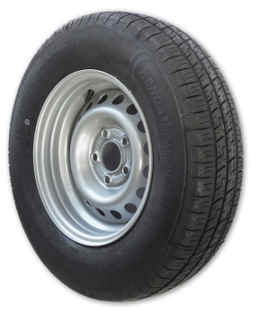 185R14C  900kg 5x112 ET0 Komplettrad Rad f. Pkw Anhänger Bauwagen Mobile Home 185R14 C DOT24
